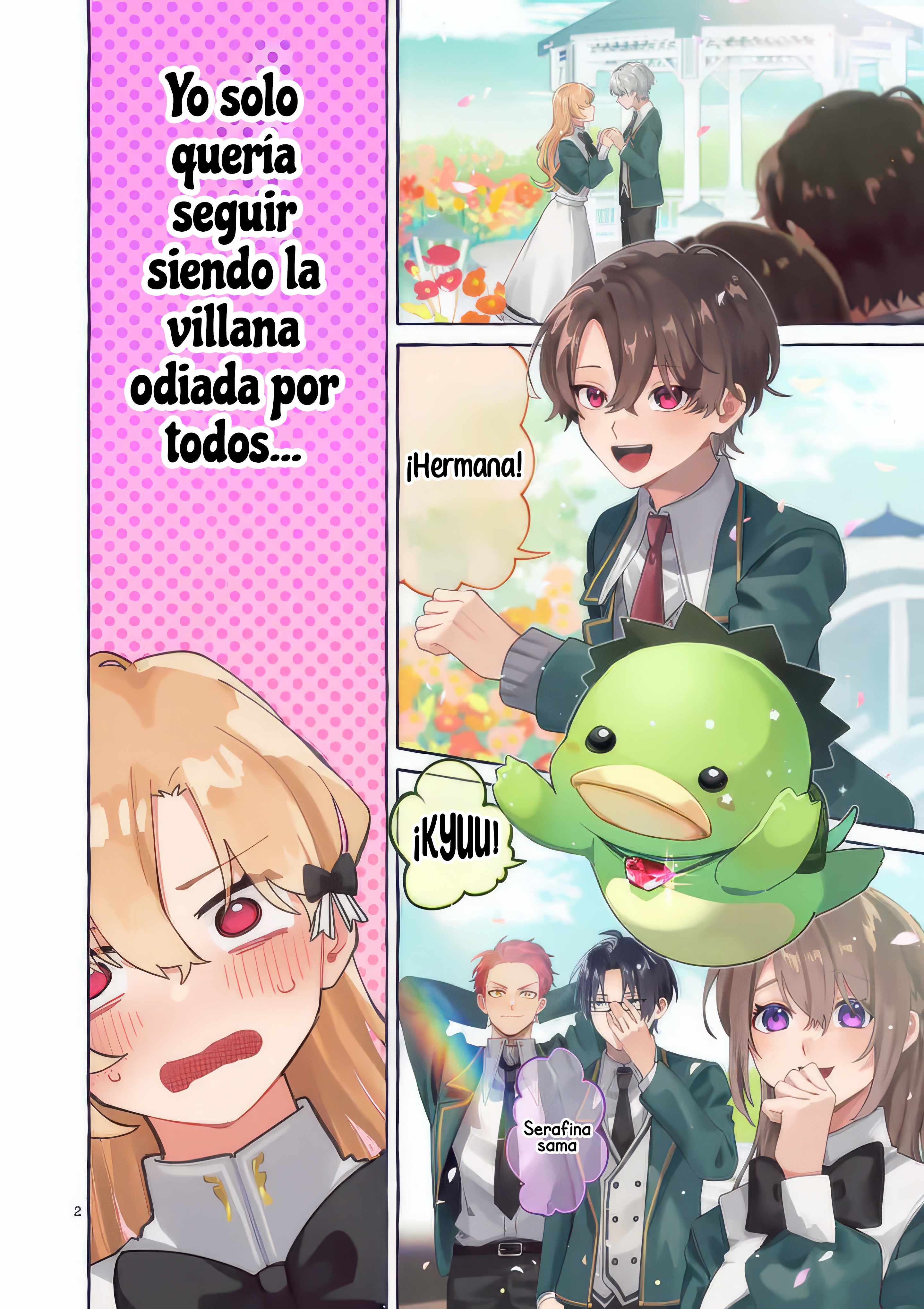 Hametsu o Hikaeta Akuyaku Reijō ga Muri Shite Heroine wo Enjita Kekka Taida na Yosei ga Akogare Nanoni, Daini Oji no Dekiai Route ni Konwakuchu capítulo 1 página 5
