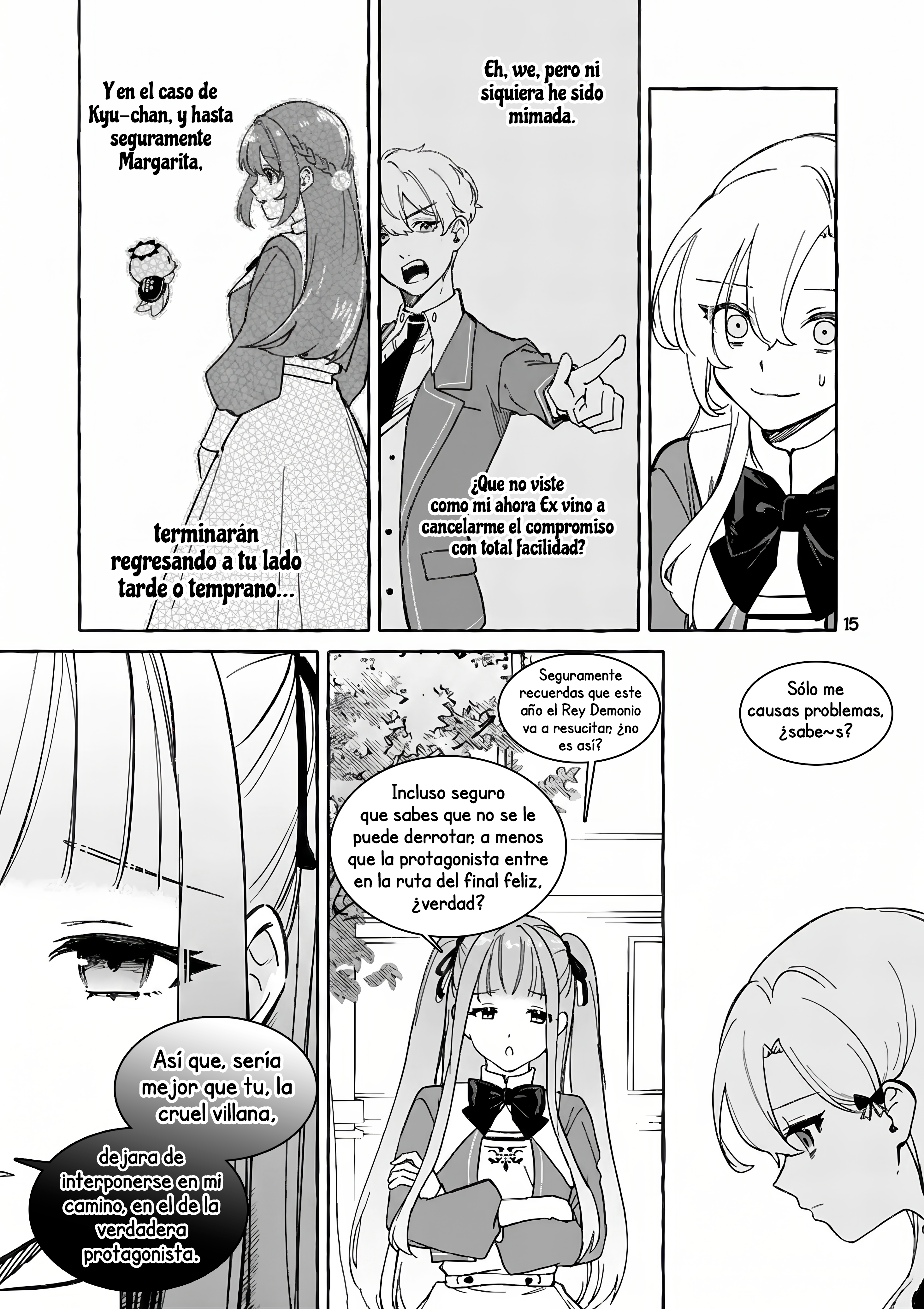 Hametsu o Hikaeta Akuyaku Reijō ga Muri Shite Heroine wo Enjita Kekka Taida na Yosei ga Akogare Nanoni, Daini Oji no Dekiai Route ni Konwakuchu capítulo 11.2 página 6