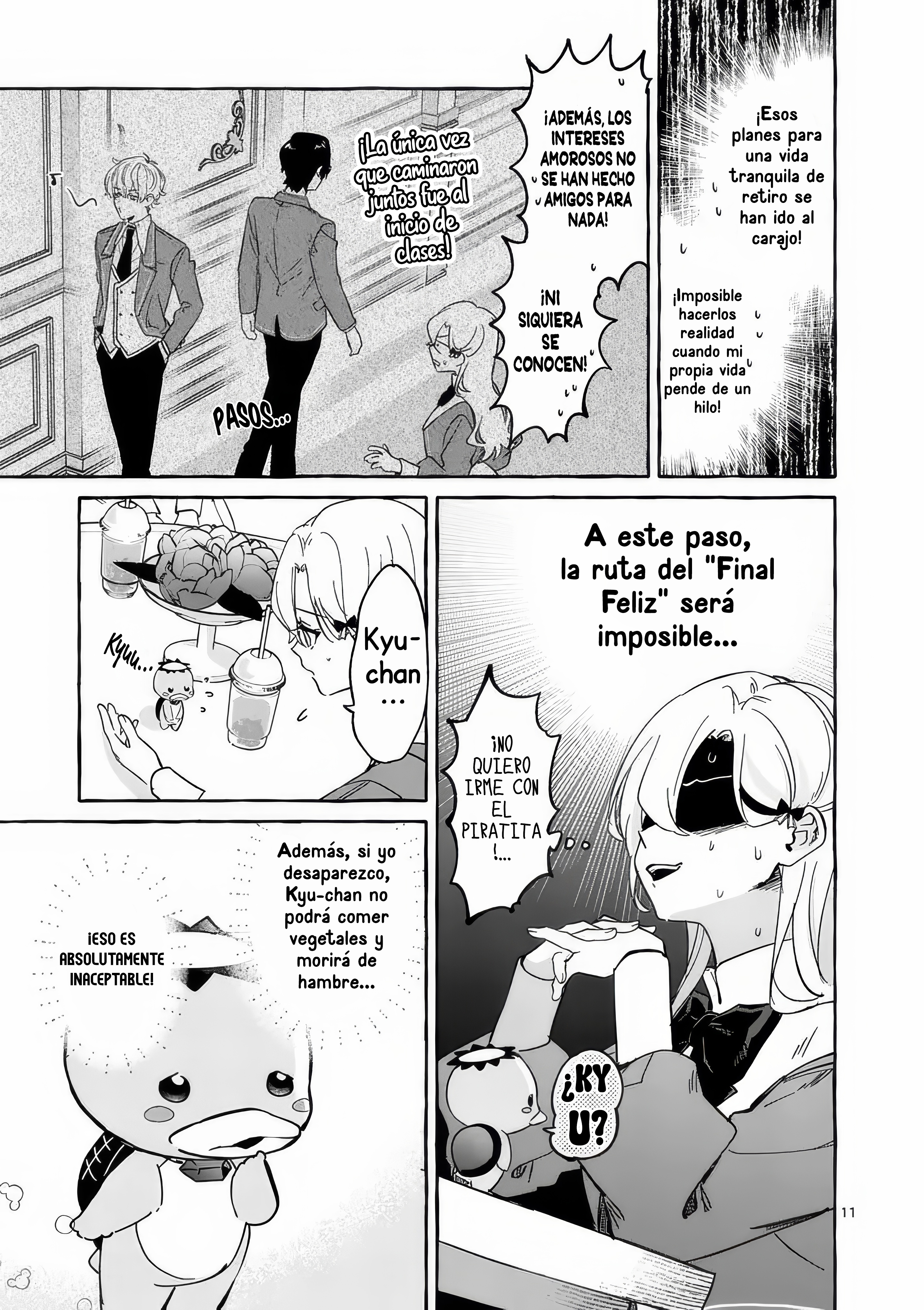 Hametsu o Hikaeta Akuyaku Reijō ga Muri Shite Heroine wo Enjita Kekka Taida na Yosei ga Akogare Nanoni, Daini Oji no Dekiai Route ni Konwakuchu capítulo 7 página 14