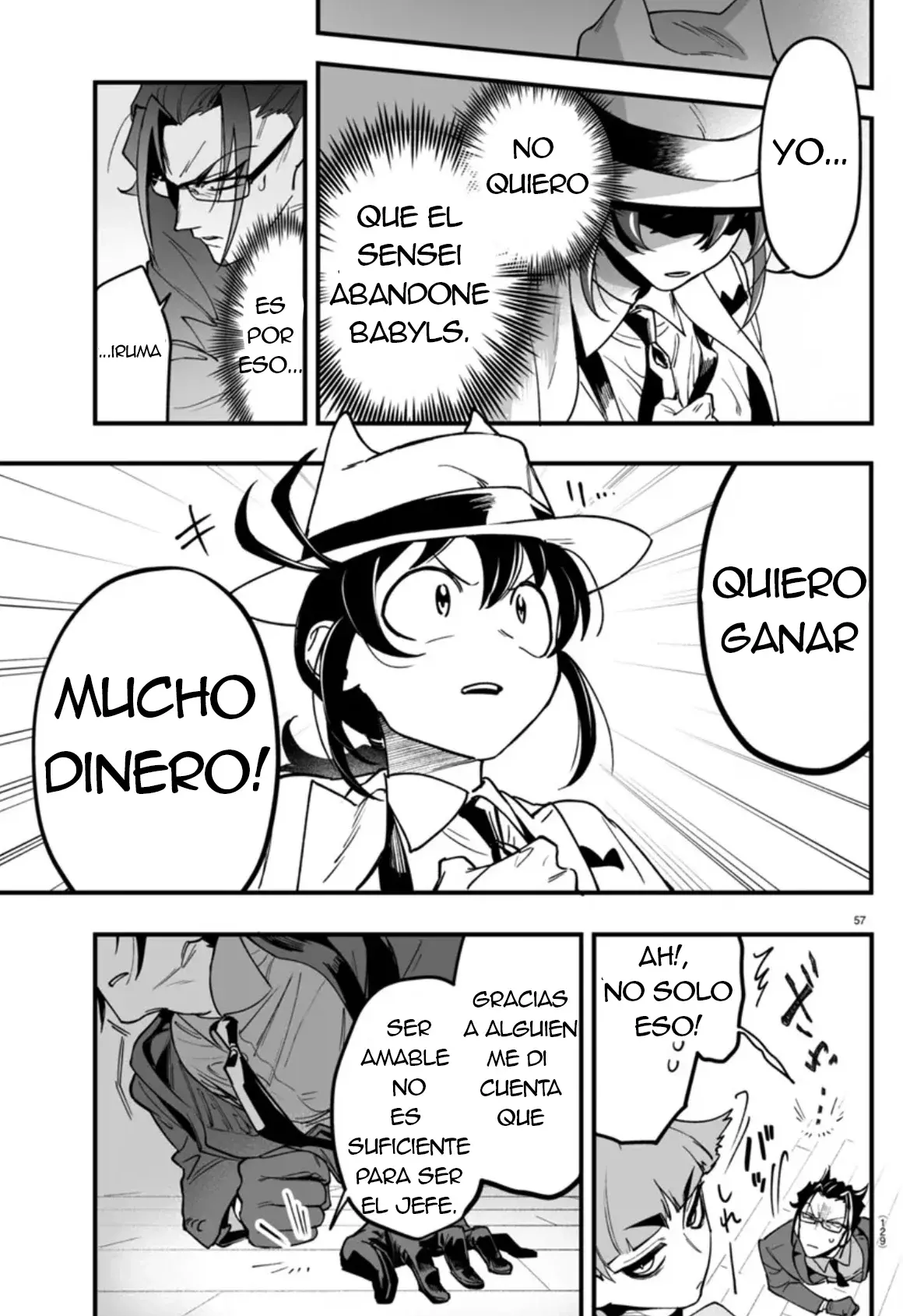 Iruma-kun: if mafia capítulo 2 página 56