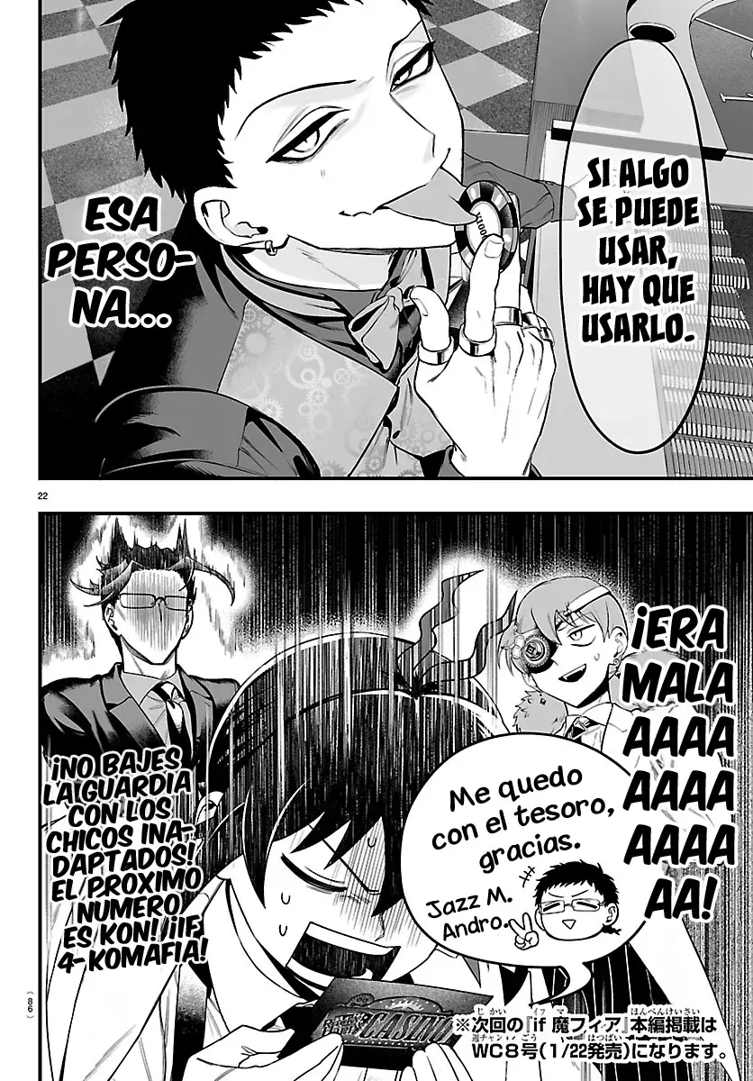 Iruma-kun: if mafia capítulo 28 página 22