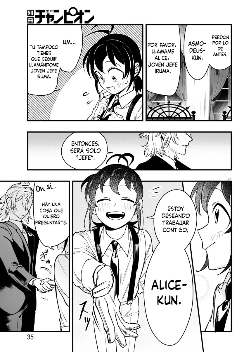 Iruma-kun: if mafia capítulo 4 página 28