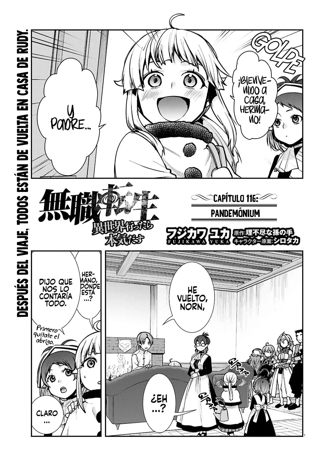 Mushoku Tensei: Isekai Ittara Honki Dasu capítulo 116 página 3