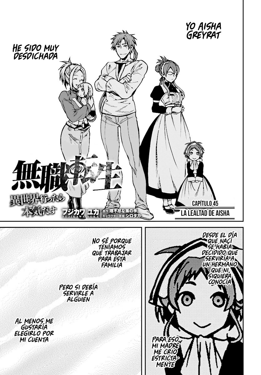 Mushoku Tensei: Isekai Ittara Honki Dasu capítulo 45 página 2