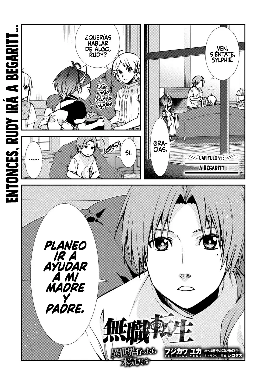 Mushoku Tensei: Isekai Ittara Honki Dasu capítulo 99 página 3