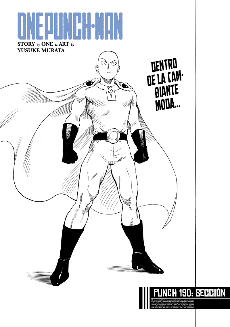 One Punch-Man capítulo 233 página 1