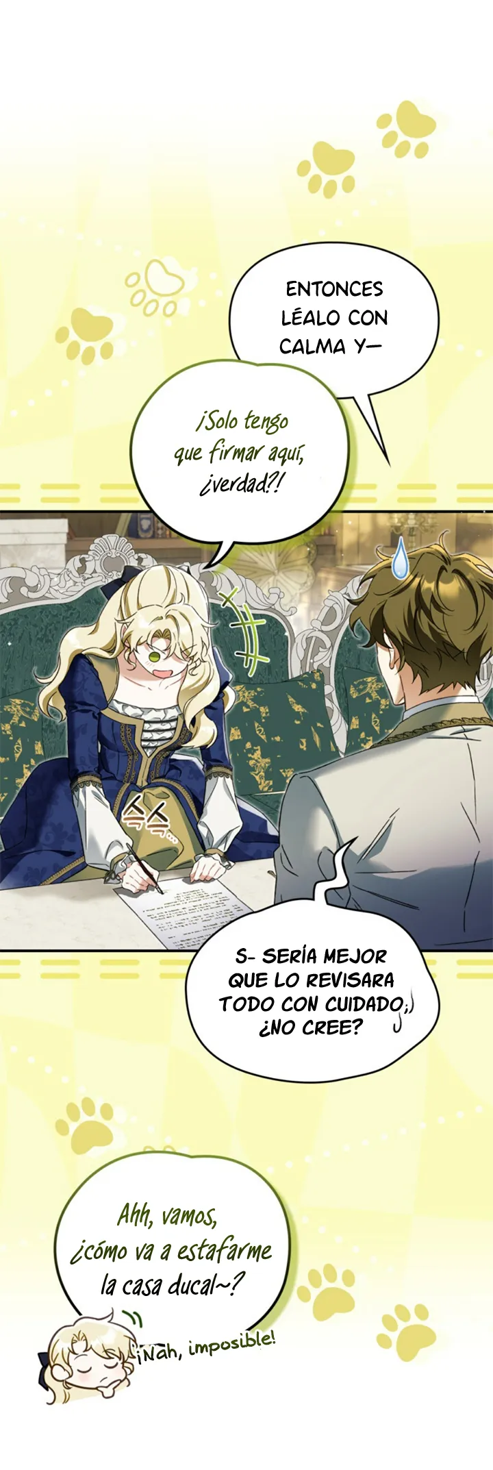 COMPROMETIDA CON EL DUQUE CIEGO capítulo 4 página 9