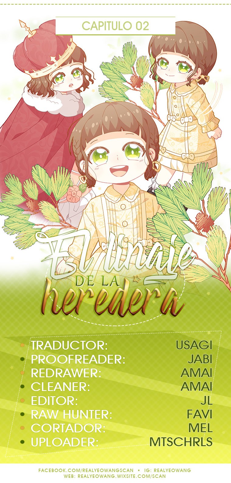 El linaje de la heredera capítulo 2 página 1