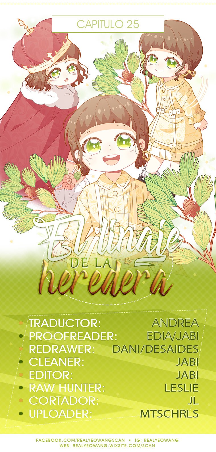 El linaje de la heredera capítulo 25 página 1