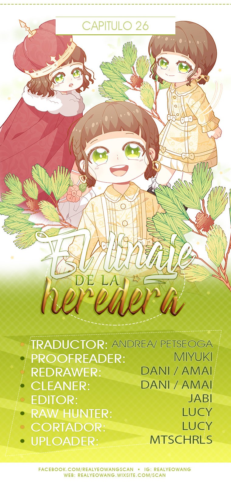 El linaje de la heredera capítulo 26 página 1