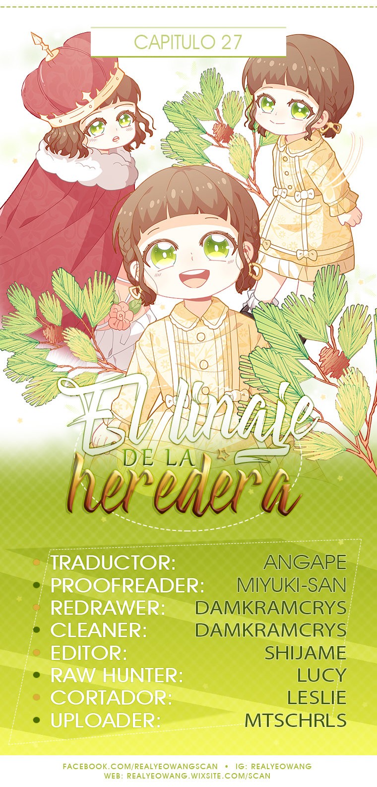El linaje de la heredera capítulo 27 página 1