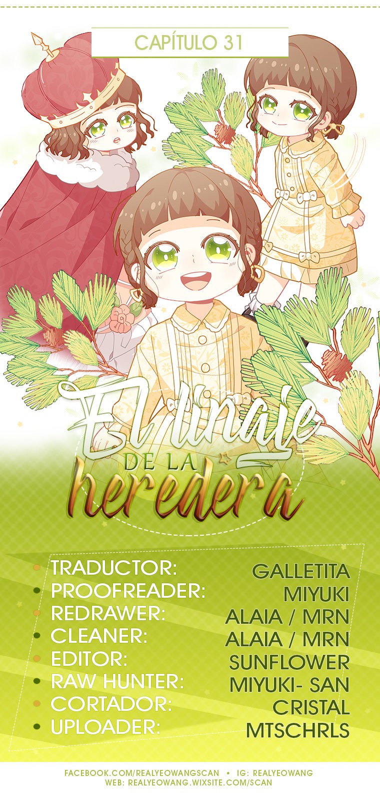 El linaje de la heredera capítulo 31 página 1