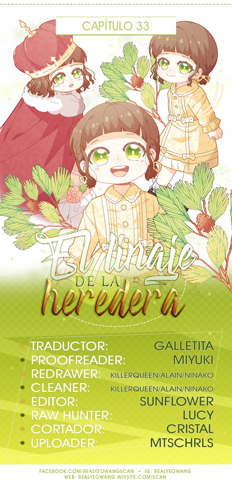 El linaje de la heredera capítulo 33 página 1