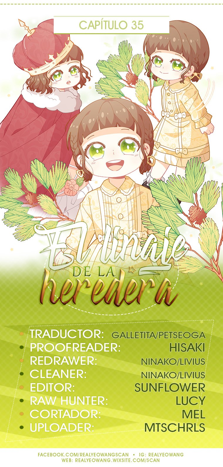 El linaje de la heredera capítulo 35 página 1