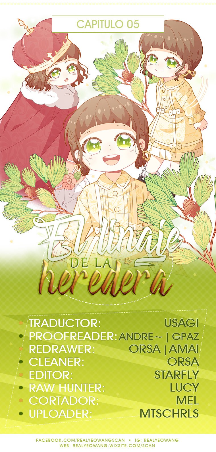 El linaje de la heredera capítulo 5 página 1