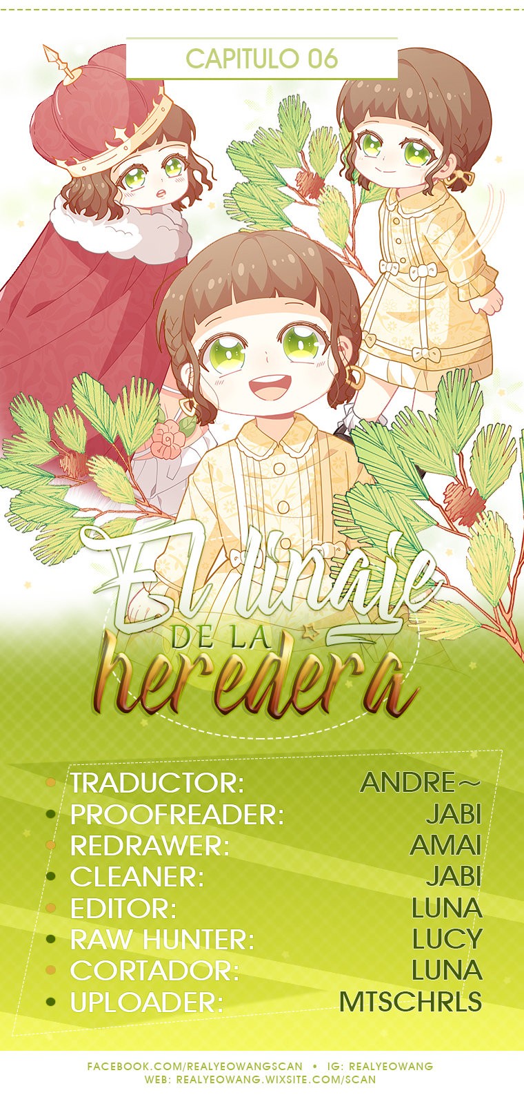 El linaje de la heredera capítulo 6 página 1