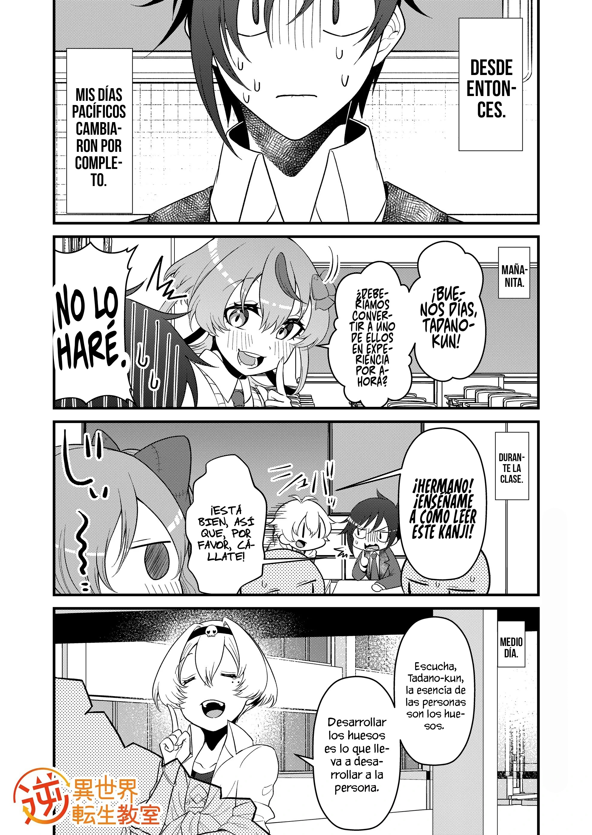 Gyaku Isekai Tensei Kyoushitsu capítulo 9 página 3