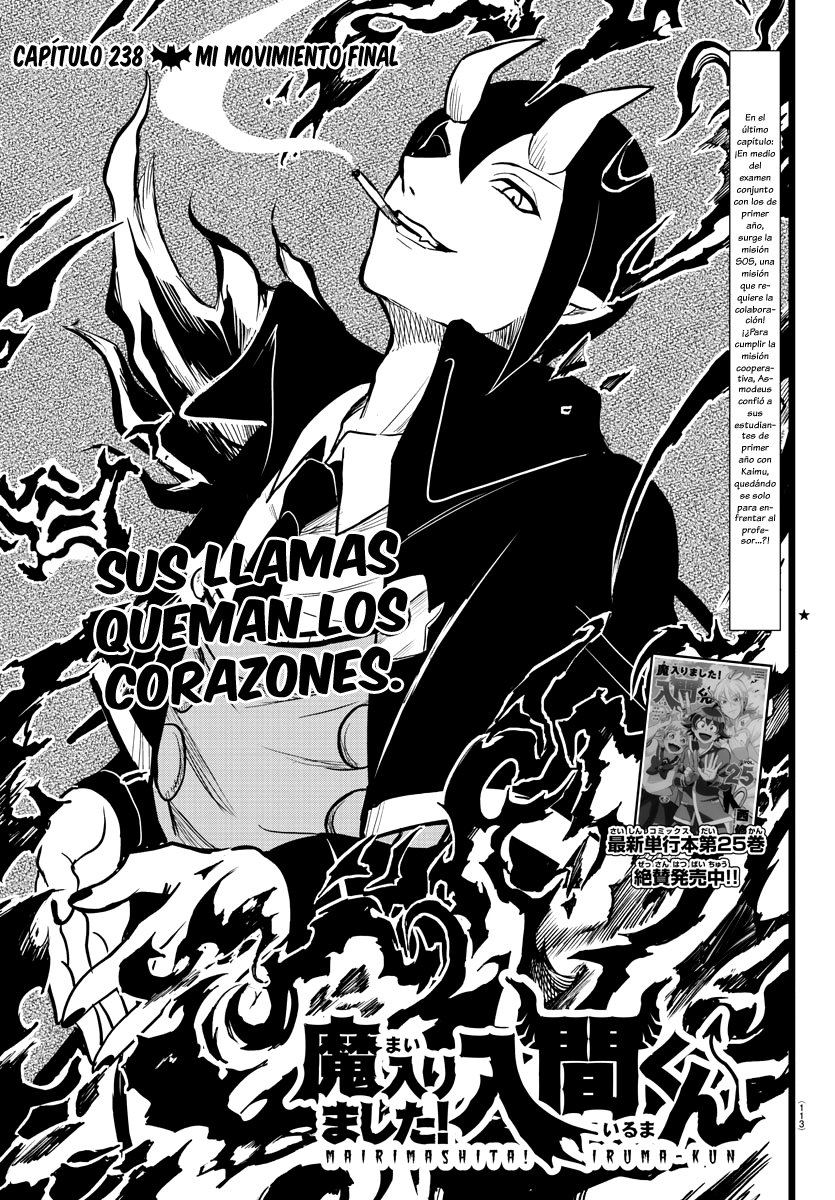 Mairimashita! Iruma-kun capítulo 238 página 3