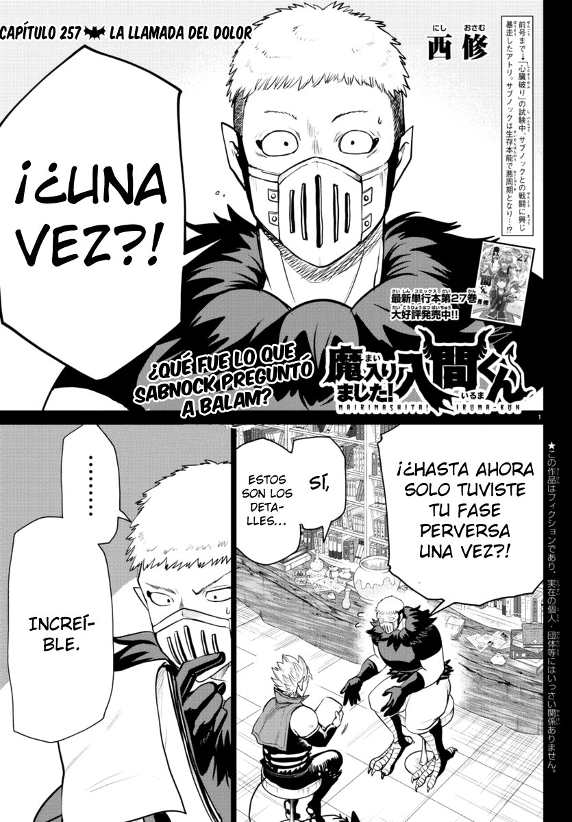 Mairimashita! Iruma-kun capítulo 257 página 2