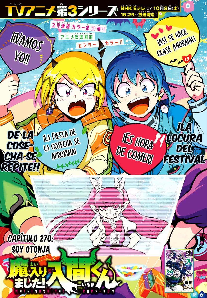 Mairimashita! Iruma-kun capítulo 270 página 3