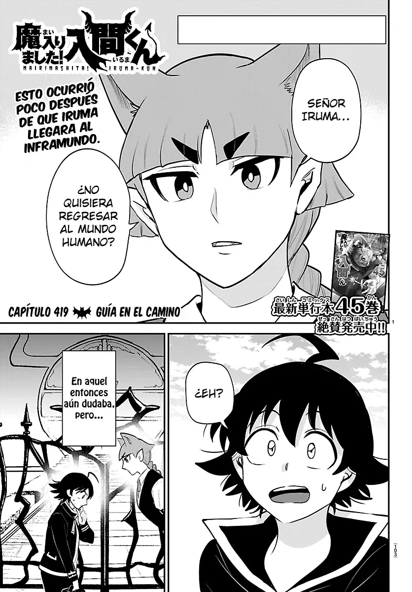 Mairimashita! Iruma-kun capítulo 419 página 3