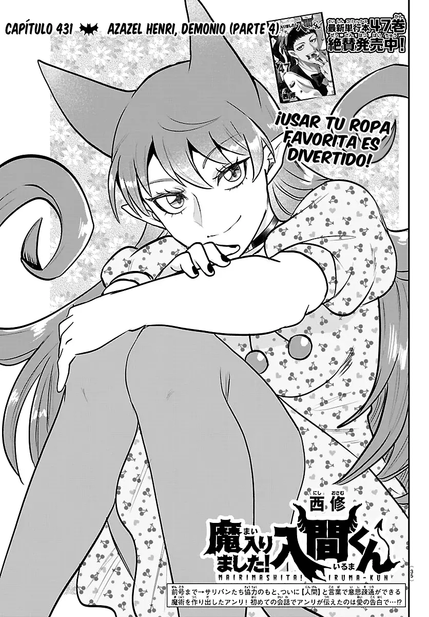 Mairimashita! Iruma-kun capítulo 431 página 2