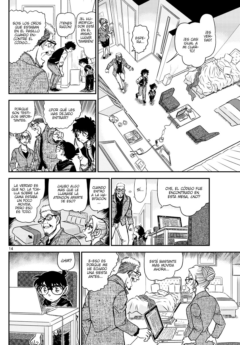 Detective Conan capítulo 1095 página 14
