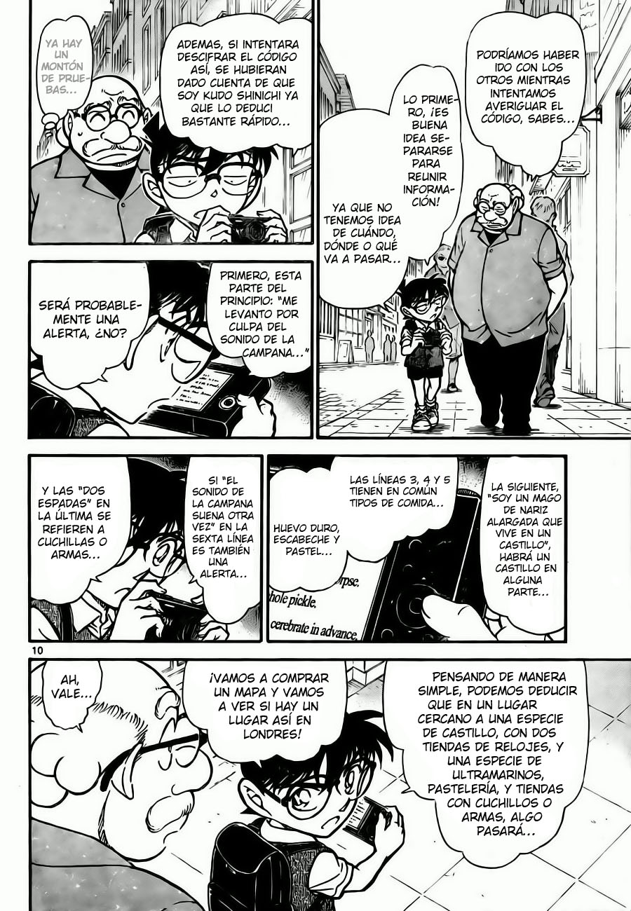 Detective Conan capítulo 744 página 10