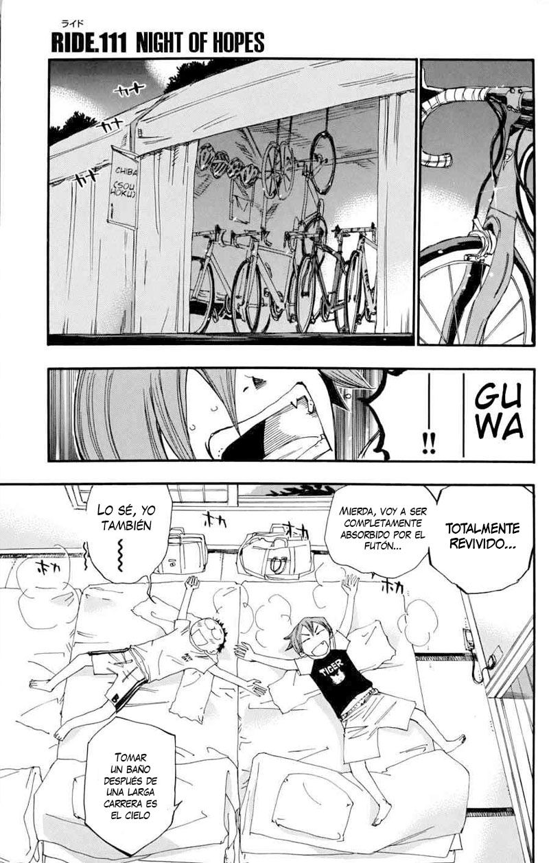 Yowamushi Pedal capítulo 111 página 1