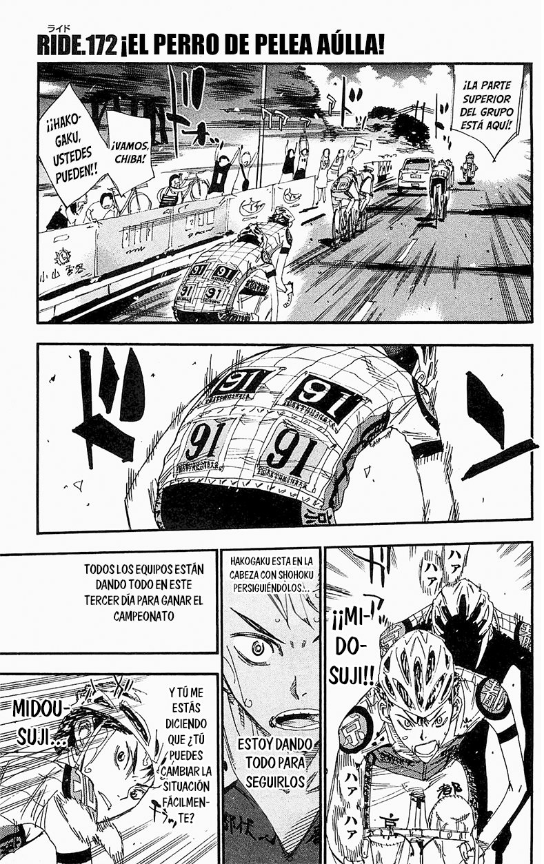 Yowamushi Pedal capítulo 172 página 2