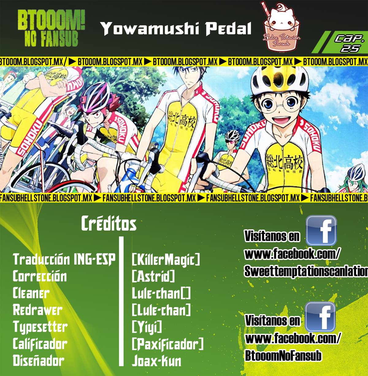 Yowamushi Pedal capítulo 25 página 1