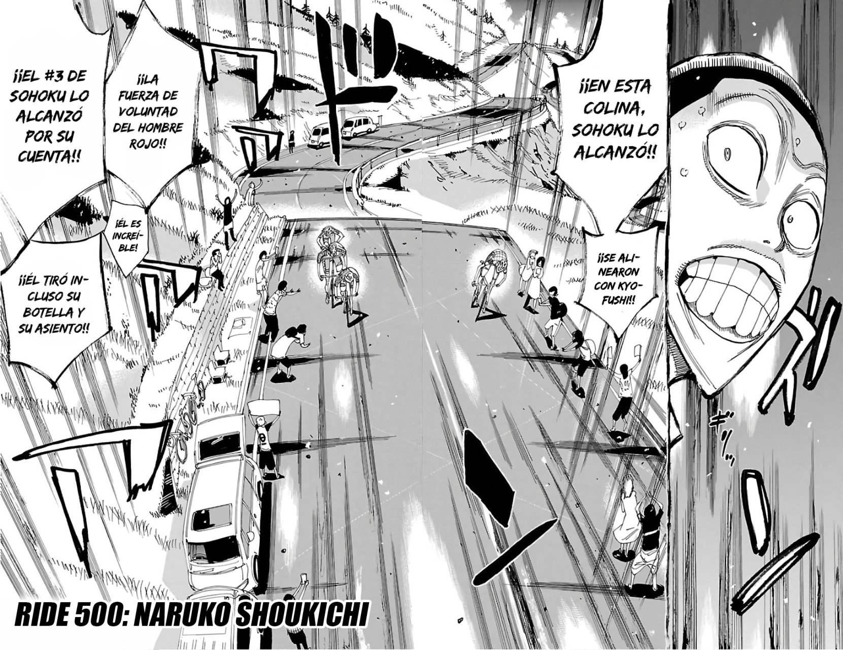 Yowamushi Pedal capítulo 500 página 3