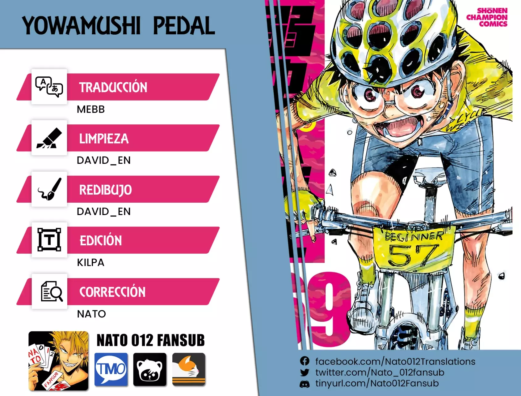 Yowamushi Pedal capítulo 590 página 1