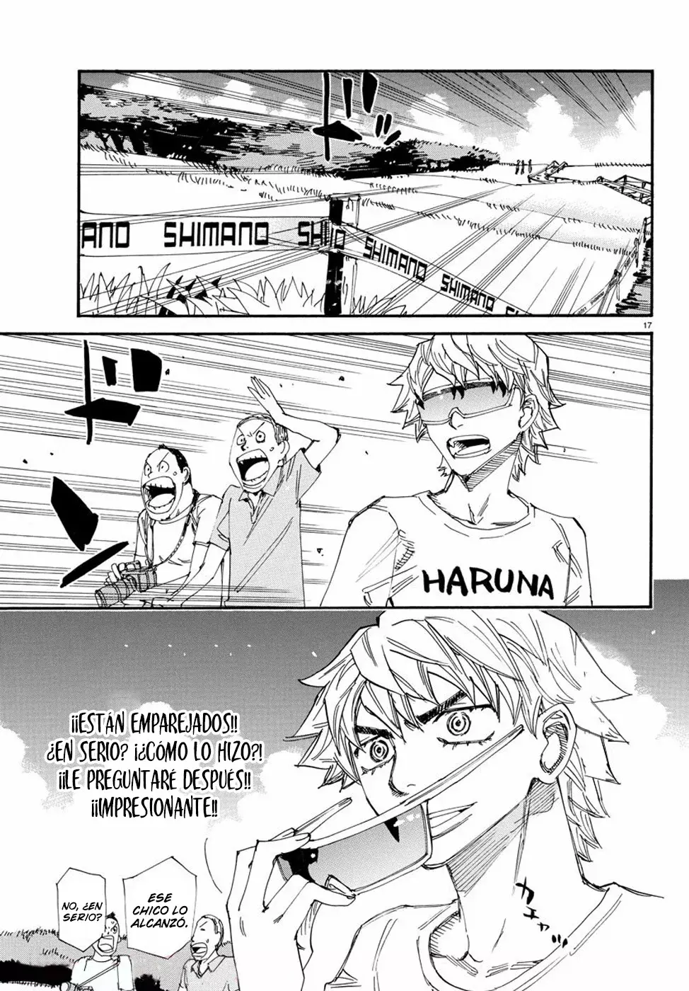 Yowamushi Pedal capítulo 590 página 16