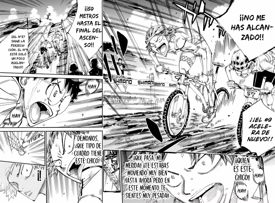 Yowamushi Pedal capítulo 590 página 17