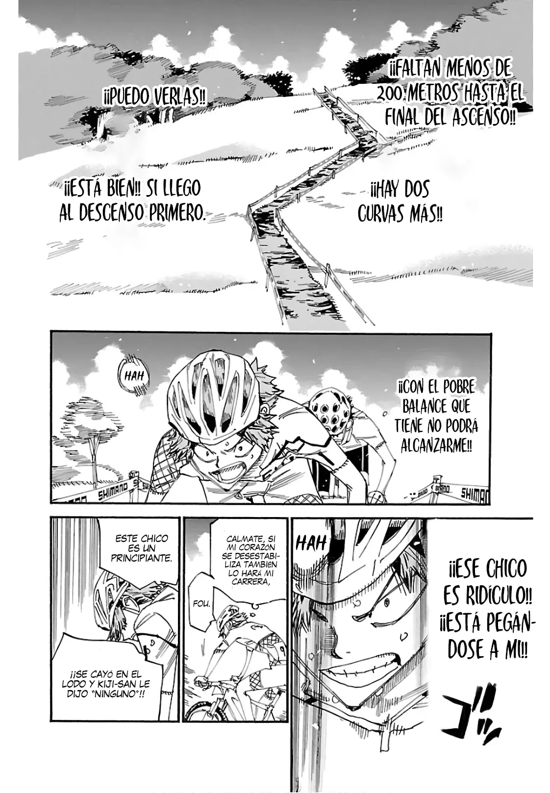 Yowamushi Pedal capítulo 590 página 8