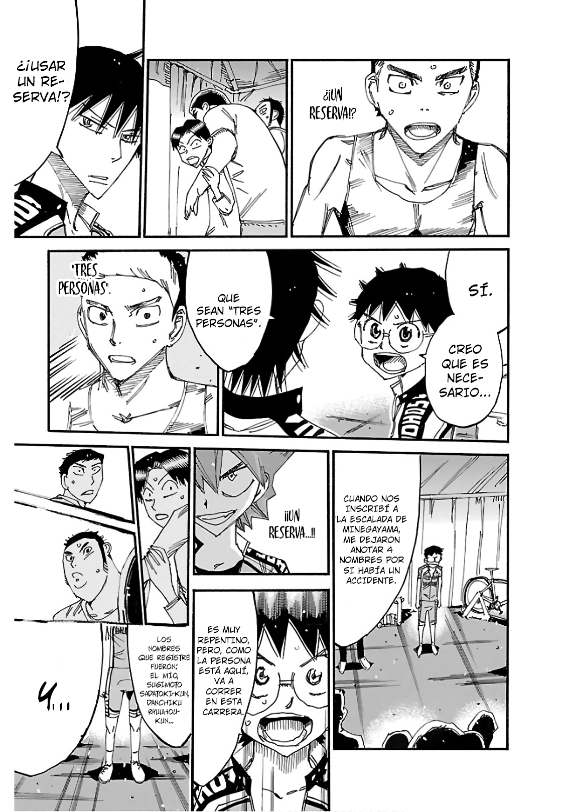 Yowamushi Pedal capítulo 613 página 16