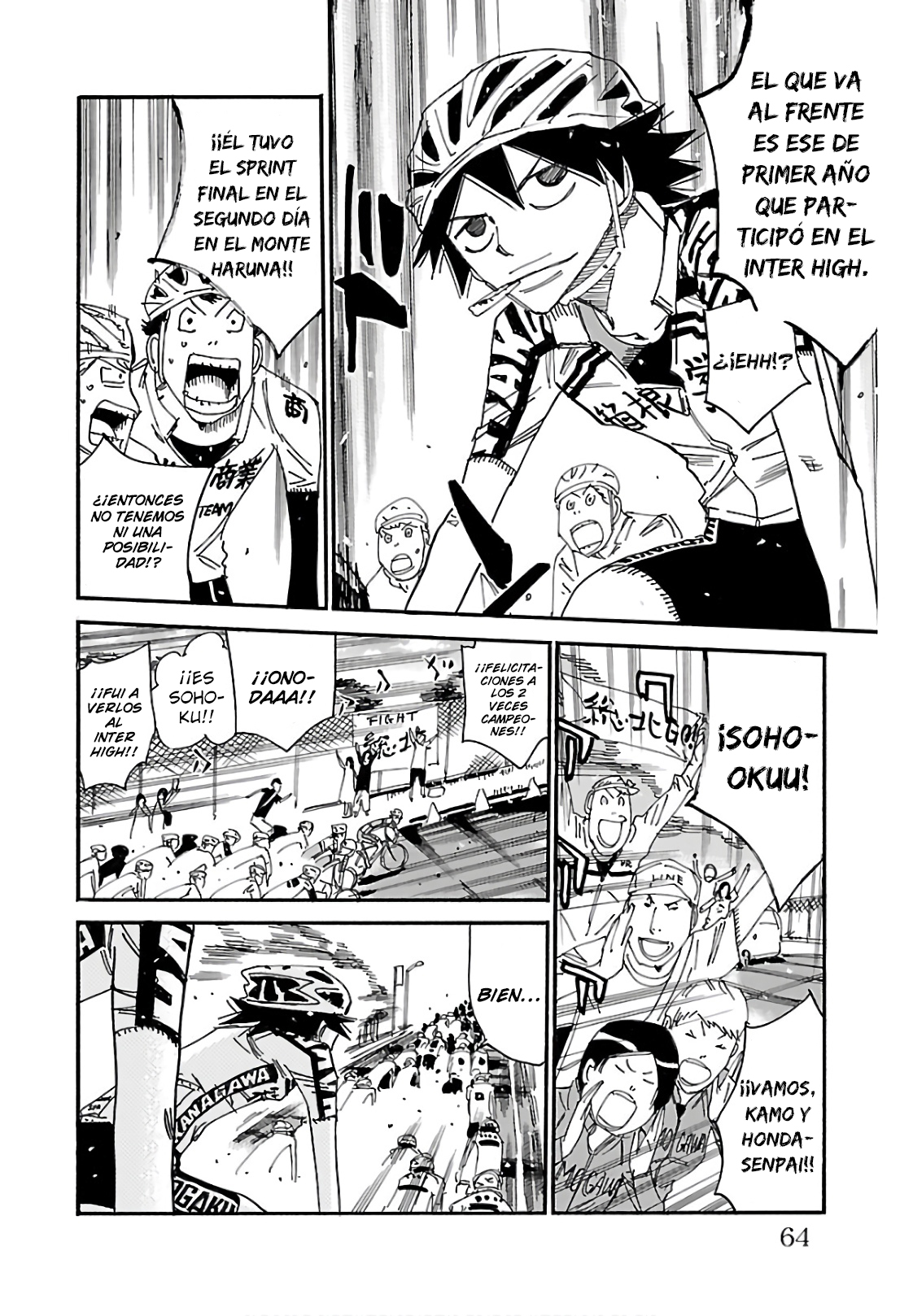 Yowamushi Pedal capítulo 614 página 14