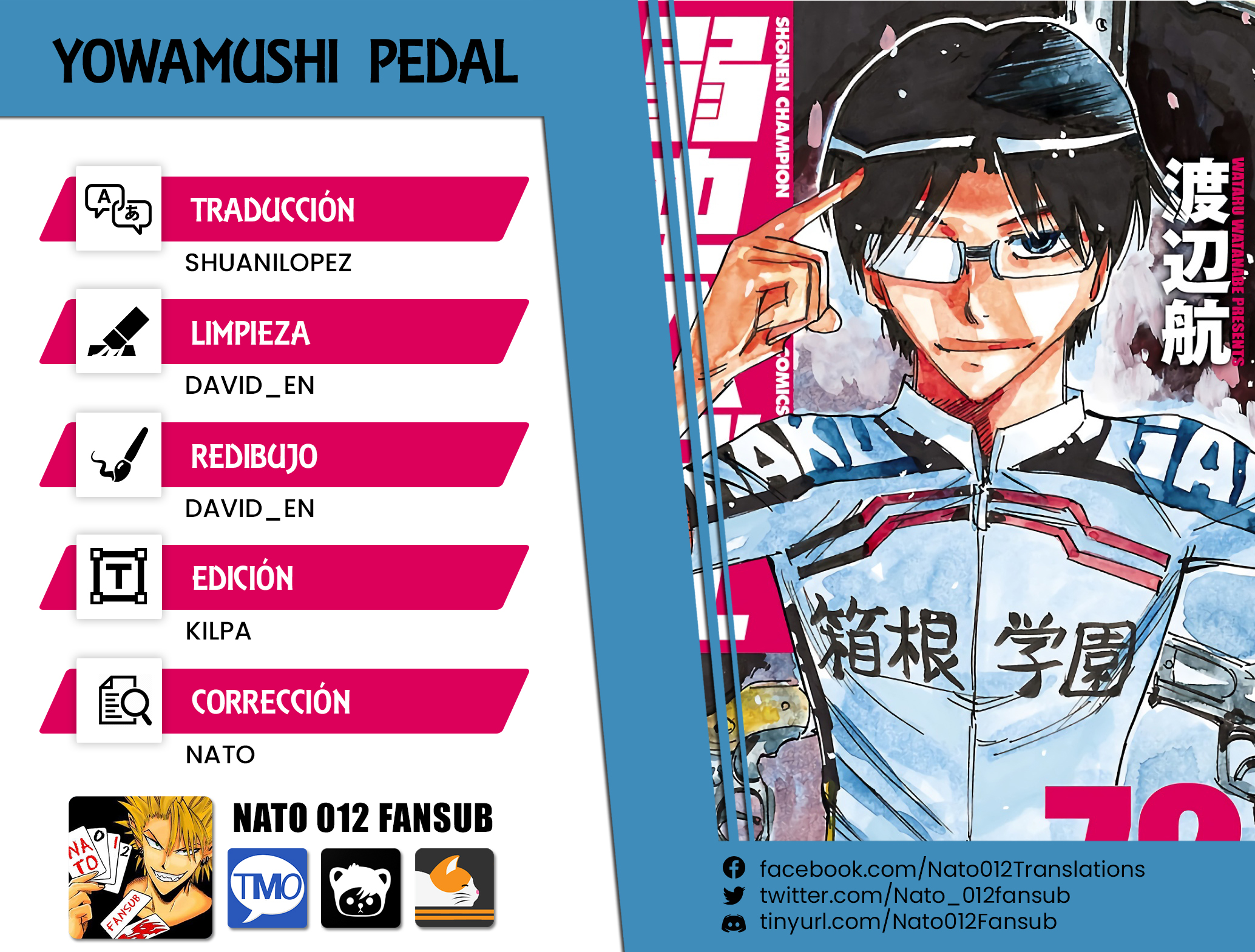 Yowamushi Pedal capítulo 615 página 1