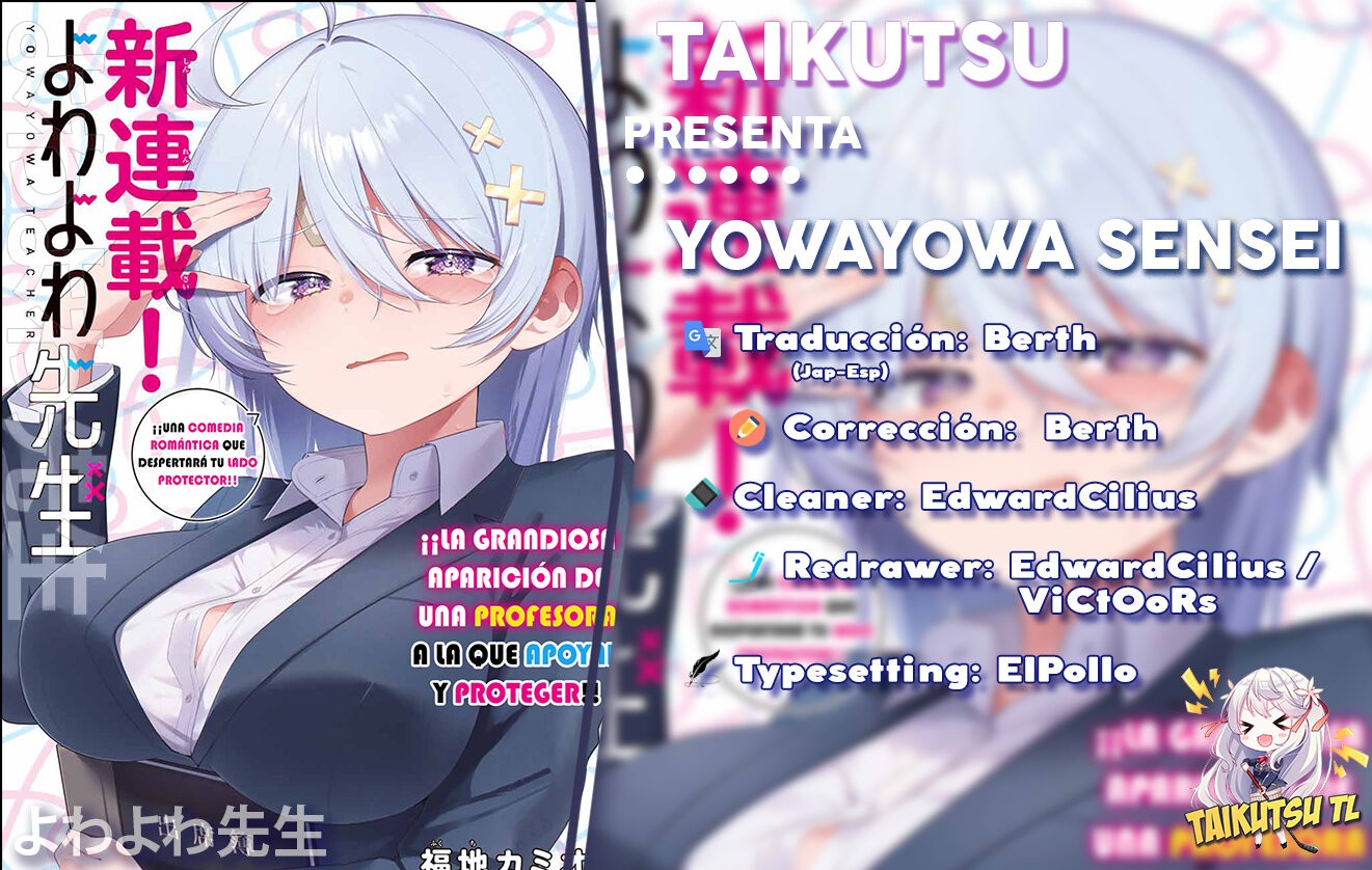 Yowayowa Sensei capítulo 6 página 1