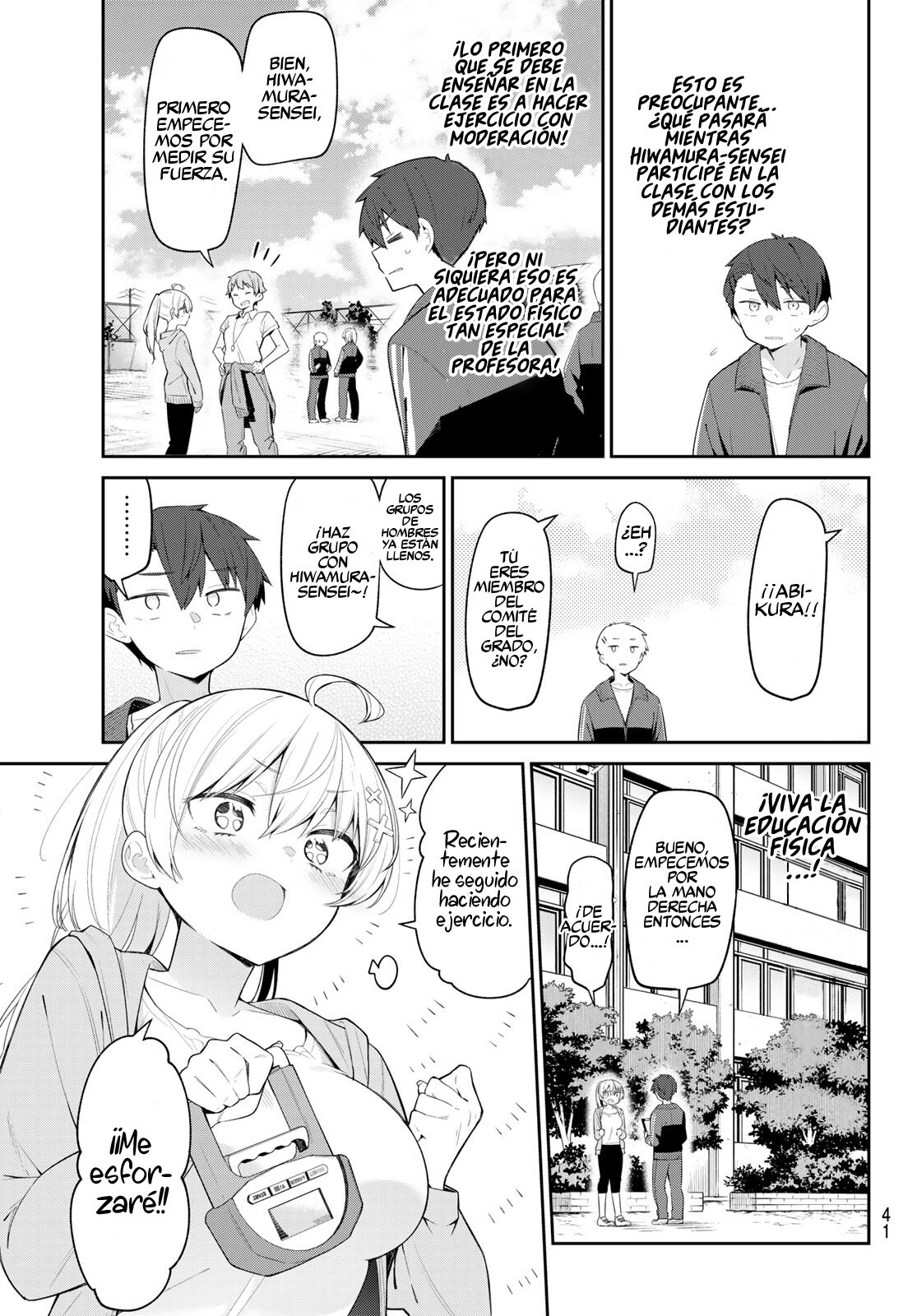 Yowayowa Sensei capítulo 6 página 4