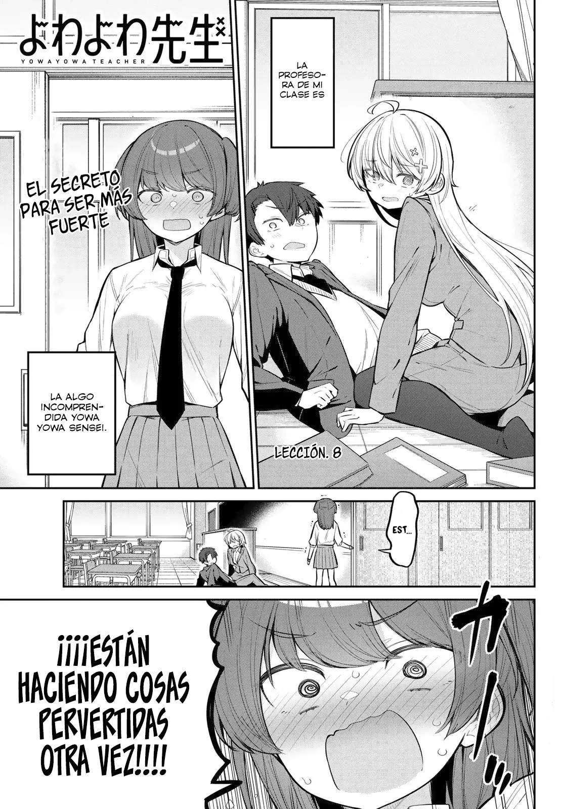 Yowayowa Sensei capítulo 8 página 2