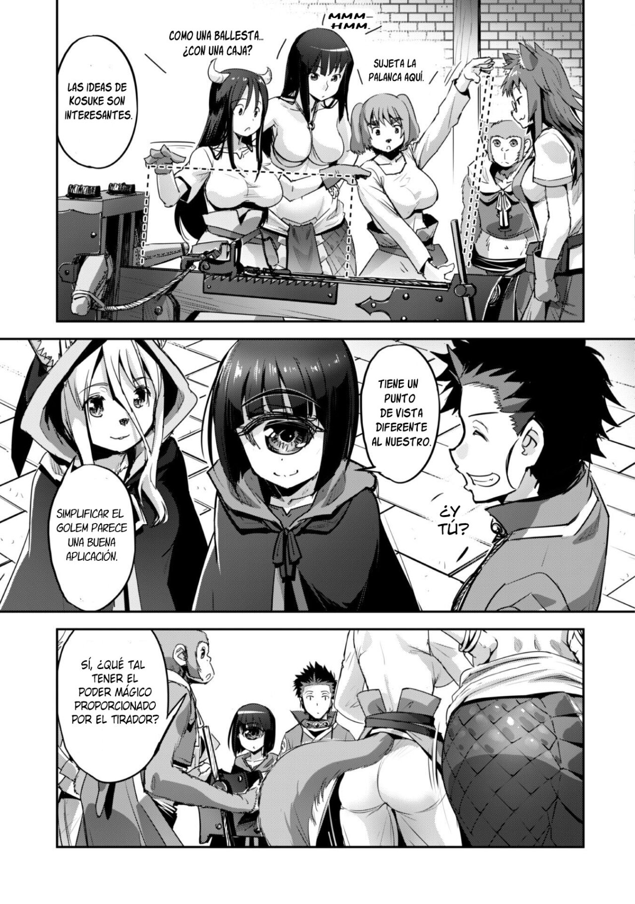 Goshujinsama to Yuku Isekai Survival! capítulo 26 página 28