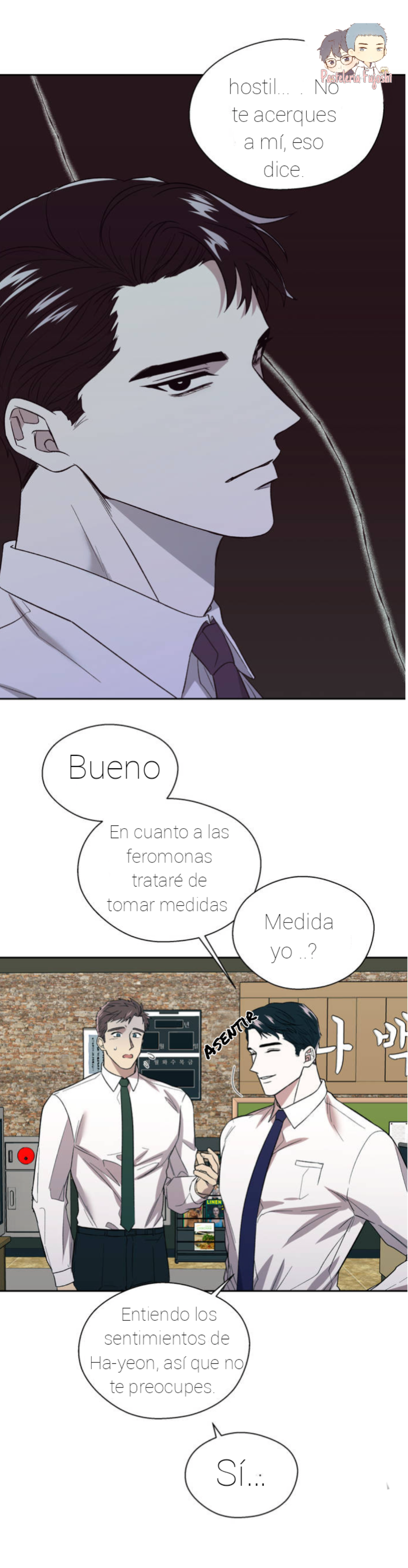 Fobia a las feromonas capítulo 3 página 33