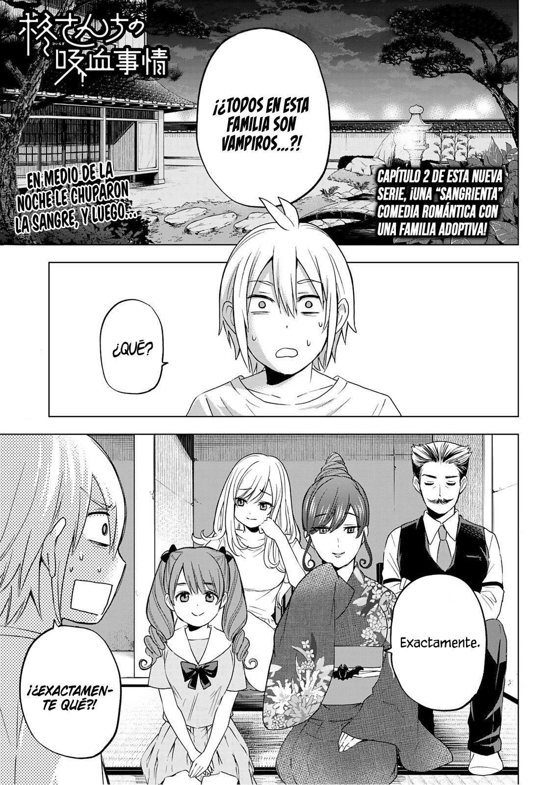 Hiiragi-san Chi no Kyuuketsu Jijou capítulo 2 página 2