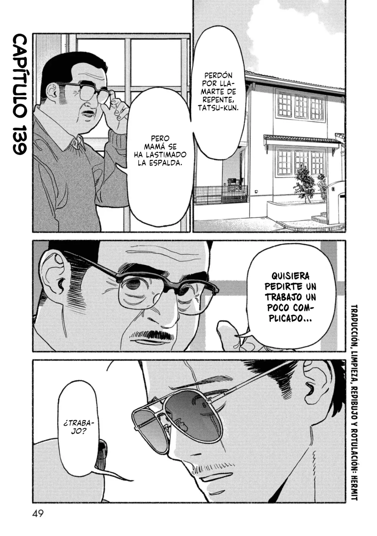 Gokushufudou capítulo 139 página 1