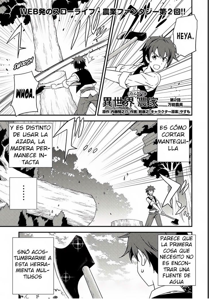 ISEKAI NONBIRI NOUKA capítulo 2 página 2