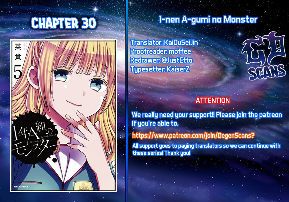 1-nen A-gumi no Monster capítulo 30 página 2