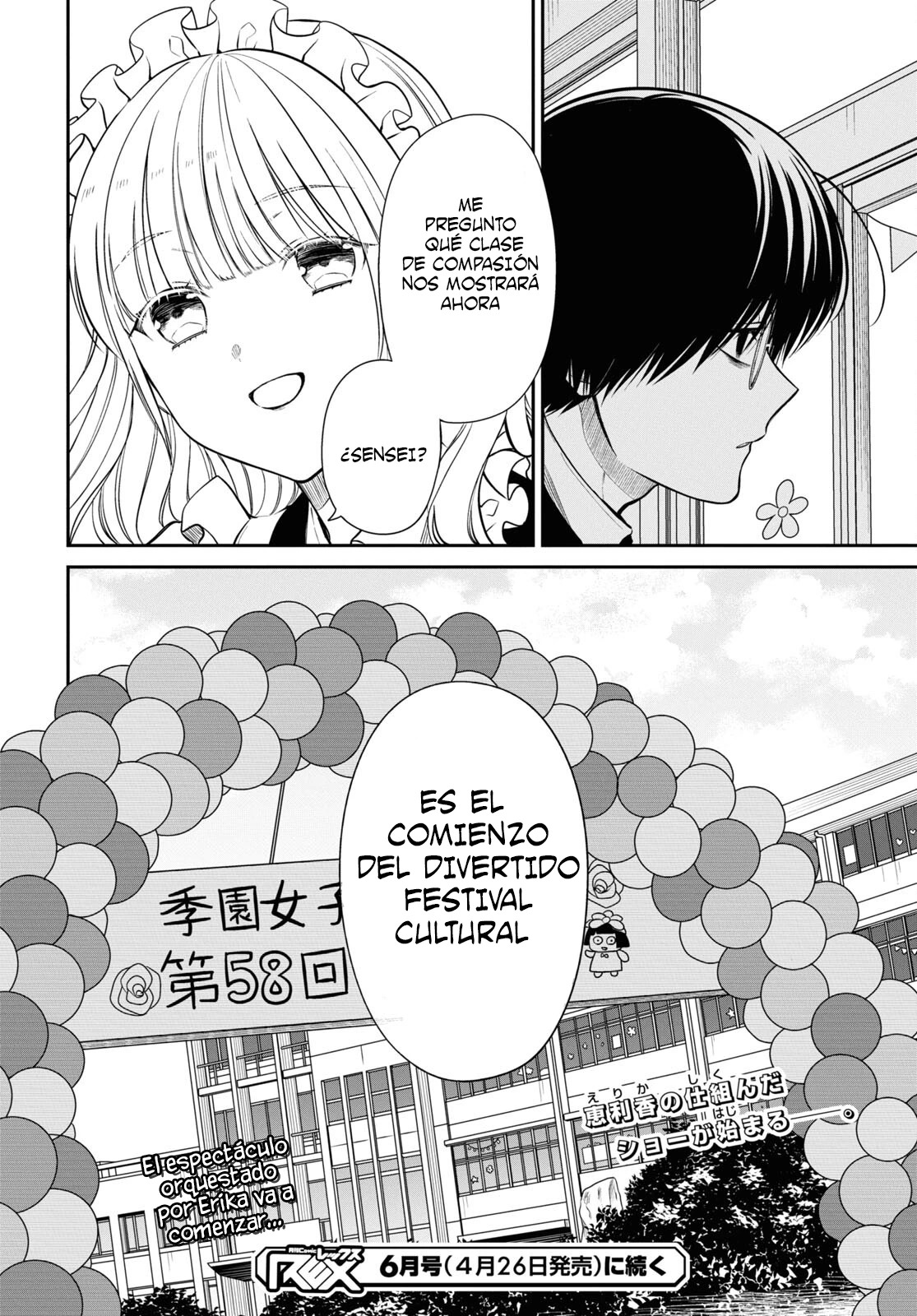1-nen A-gumi no Monster capítulo 59 página 26