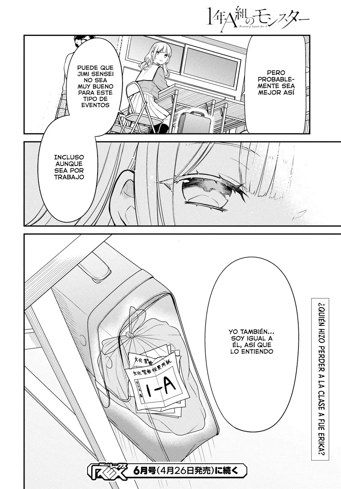 1-nen A-gumi no Monster capítulo 70 página 26